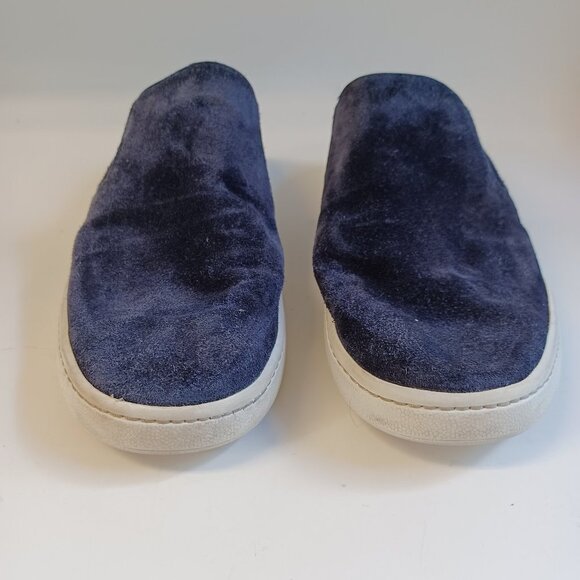 Vince Verrell Blue Suede Slip-On Sneaker - Picture 4 of 11